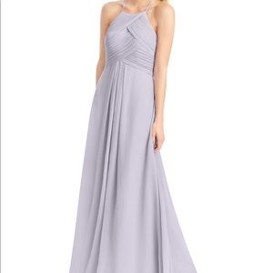 Azazie Ginger Bridesmaid Dress (in silver)
